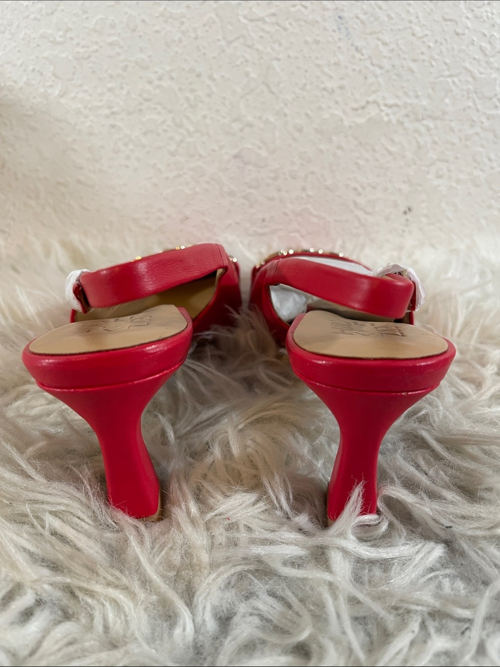 NATURALIZER Dovey Pointed Toe Slingback Pumps Heeled Red Size 6 NEW - Picture 4 of 11